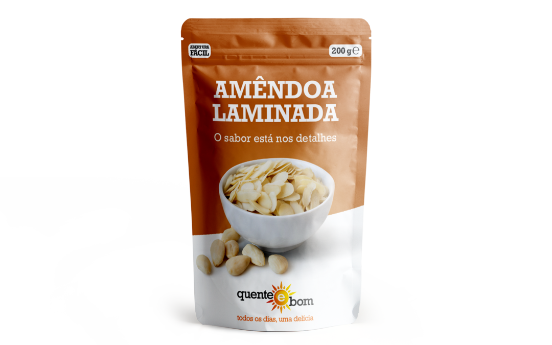 Amêndoa laminada