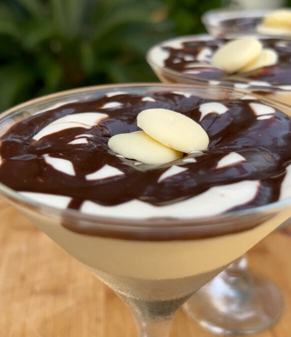 Mousse de chocolate branco